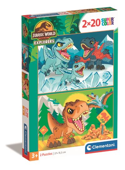 Clementoni puzzle 2x20 jurassic world