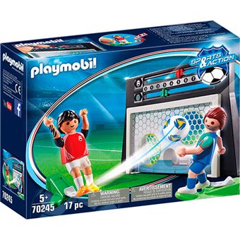 playmobil sports & action set de fútbol maletín