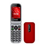 Teléfono móvil Telefunken S450 Rojo