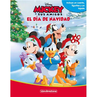 Mickey y sus amigos. el día de navidad. libroaventuras
