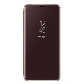 Funda Samsung Clear View Stand Oro para Samsung S9+