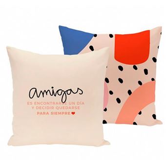 Funda cojín UO Amigas es quedarse para siempre - 1