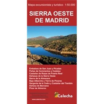 Sierra Oeste De Madrid Mapa Excursionista Y Turistico