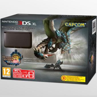 Nintendo 3DS XL Negra + Monster Hunter 3 Ultimate - 1