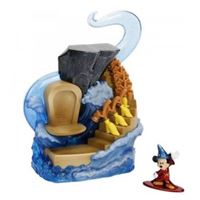 Figura Disney Mickey Mouse - Diorama El aprendiz de brujo