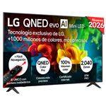 TV QNED 75" LG 75QNED82B6A evo MiniLED AI 4K UHD 2026 Smart TV