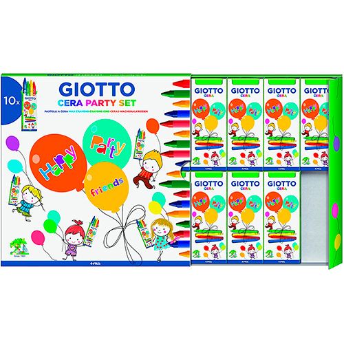 Set ceras Giotto Party - 10 paquetes - Para decorar - Los mejores precios