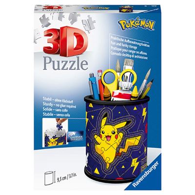 Puzzle 3D Ravensburger shaped portalápices Pokémon - Puzzle 3D - Comprar en  Fnac