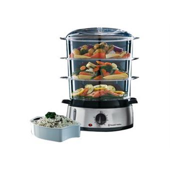 Vaporera 3 recipientes Russell Hobbs 19270-56 negro