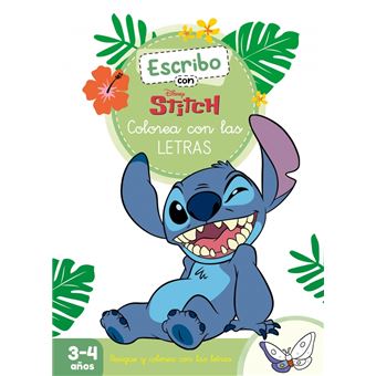 Escribo con Stitch. Colorea con las letras (Disney. Primeros