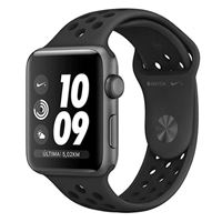 Apple Watch S3 Nike+ GPS 38mm Caja de aluminio en gris espacial y correa Nike Sport Antracita/Negro