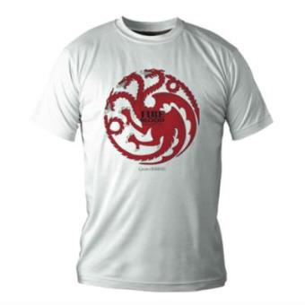 Arado vender mosaico Camiseta Juego de tronos Casa Targaryen blanca S - Camiseta | Fnac