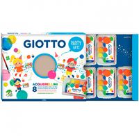 Set Acuarelas Giotto party 8 paquetes