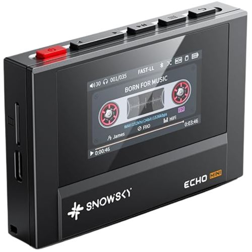 Reproductor Portátil Hi-res Fiio Snowsky Echo-mini Ultra Compacto Negro