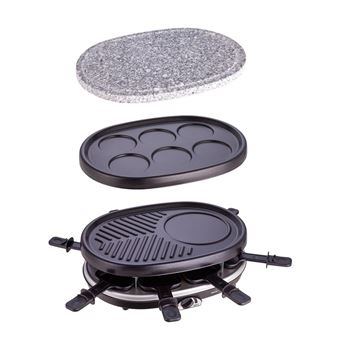 Nuestros productos > Cocina divertida > raclette de madera con placa de  piedra natural para 2 personas : Koenig - ES