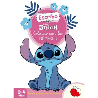 Escribo con Stitch. Colorea con los números (Disney. Primero