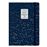 Cuaderno mediano Legami rayas tapa dura Stars azul oscuro_0