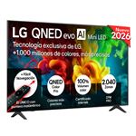 TV QNED LG 55" 55QNED82B6B evo MiniLED AI 4K UHD 2026 Smart TV
