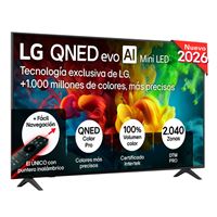 TV QNED 55" LG 55QNED82B6B evo MiniLED AI 4K UHD 2026 Smart TV