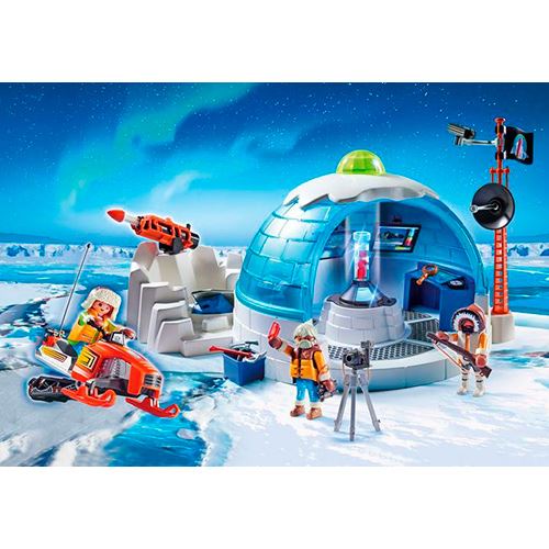 Mini Exploradores Playmobil Action, Cuartel Polar De Exploradores