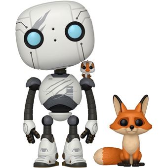 Figura Funko Robot salvaje Roz y Fink 10cm - 1