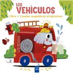 Lee y juega con puzles magnéticos. Los vehículos