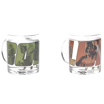 Set Tazas Star Wars Darth Vader & Boba Fett - LolaFlora