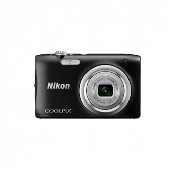 Cámara compacta Nikon Coolpix A100 Negro + Funda + Palo selfie