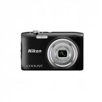 Cámara compacta Nikon Coolpix A100 Negro + Funda + Palo selfie
