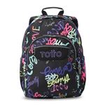 Mochila Totto Acuareles Letry