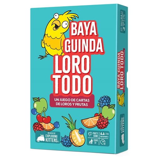 Juego de cartas baya guinda loro todo