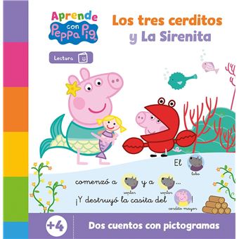 Peppa Pig. Lectoescritura - Aprende con Peppa. La sirenita y