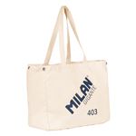 Tote Bag Gigante Milan 403 Since 1918 Beige