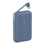 Powerbank Belkin 10000mAh con cable integrado USB-C Azul