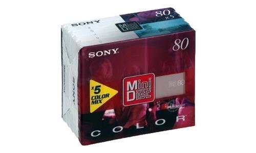 ② Lot de 25 MiniDiscs Sony Color Shock Absorbing - Walkman, Discman
