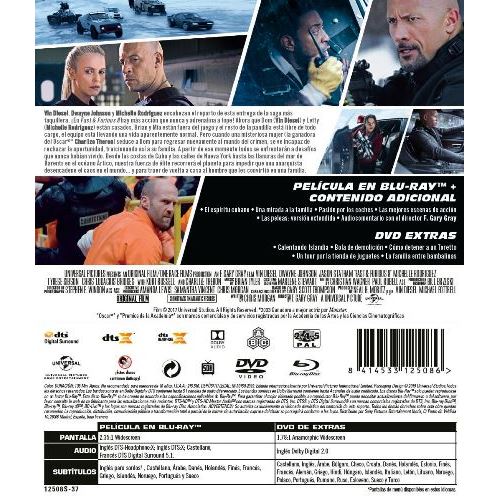 tuyo Precaución Inconsciente A todo gas - Fast and Furious 8 - Blu-Ray + DVD Extras - F. Gary Gray - Vin  Diesel - Dwayne Johnson - The Rock | Fnac