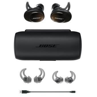 Bose-auriculares inalámbricos SoundSport, audífonos internos con Bluetooth,  color negro