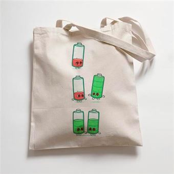 Bolsa de tela Naolito Low Battery