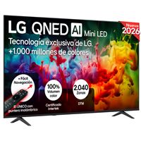 TV QNED 75" LG 75QNED72B6A MiniLED AI 4K UHD 2026 Smart TV