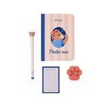 Mr Wonderful Kit De Libreta A6 + Boli Borrable Bo Bo + Vela + To Do List Poder Osa