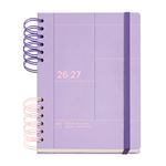Agenda Escolar Miquelrius Plus Wire-o Día Página Malva Back To Basics 2026-27