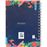 Agenda escolar 2020-2021 Miquelrius Miss Borderlike Brilla Plus s/v rígida espiral azul_1