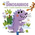 Lee y juega con puzles magnéticos. Los dinosaurios