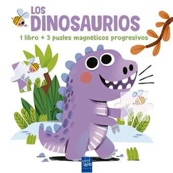 Lee y juega con puzles magnéticos. Los dinosaurios