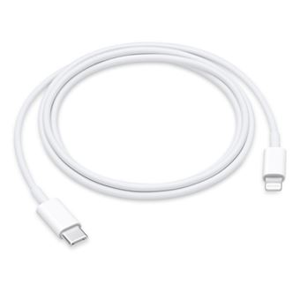 Cable conector Apple USB-C a Lightning 1m New Blanco