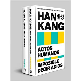ESTUCHE HAN KANG: Contiene Imposible decir adiós Actos hum