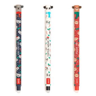 Set 3 bolígrafos borrables Legami edición limitada Navidad - Bolígrafo -  Los mejores precios
