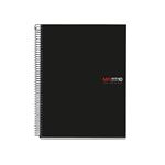 Libreta A4 Miquelrius Negro Cuadrícula Tapa Blanda