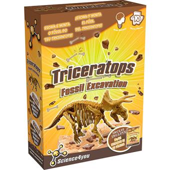 Excavaciones fósiles Triceratops