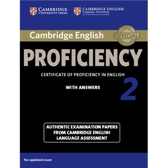 Cambridge English Proficiency 2 Student'S Book With Answers